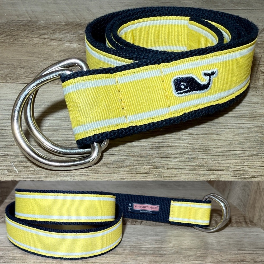 Vineyard Vines Whale Belt D-Ring Golf